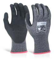Beeswift Micro Foam Nitrile Cut D Gloves Black