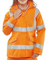 Beeswift Ladies Executive Hi Vis Jacket Orange