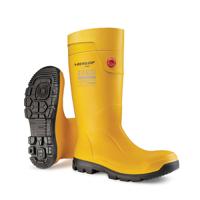 Dunlop Purofort Fieldpro Full Safety Wellingtons Yellow 