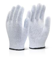 Beeswift Mixed Fibre Gloves Light Weight White  (Box of 240)