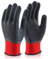 Beeswift Multi-Purpose Fully Coated Latex Polyester Knitted Glove Black