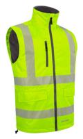 Mens Bodywarmer Fluorescent Yellow 3XL