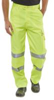 P/Cotton Trousers EN ISO 20471 Saturn Yellow