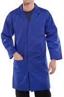 Beeswift Poly Cotton Warehouse Coat Royal Blue 34