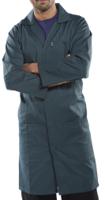Beeswift Poly Cotton Warehouse Coat Spruce Green 34