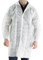 Beeswift Polprop Disposable Visitors Coat White