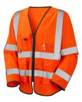Beeswift Pkj Executive Sleeved Vest Orange