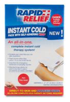 Rapid Aid Instant Cold Pack C / W Self Adhering Wrap 5”X9” Retail Box 