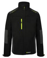 Flex Softshell Jacket Two-Tone Black/Grey 5XL