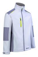 Flex Softshell Jacket Two-Tone White Grey M