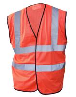 Hivis Mesh Vest Orange 6XL