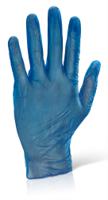 Beeswift Vinyl Examination Gloves Blue Large (Box of 1000)