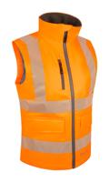 Womens Bodywarmer Fluorescent Orange 3XL (18)