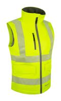 Womens Bodywarmer Fluorescent Yellow 3XL (18)