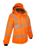 Womens Exec Jacket Fluorescent Orange 3XL (18)