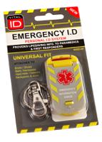 Vital ID Emergency ID Universal Fit Tag