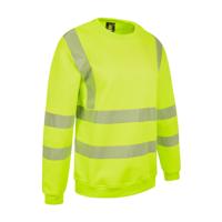 Beeswift Womens sweatshirt fluorescent yellow 3XL (18)