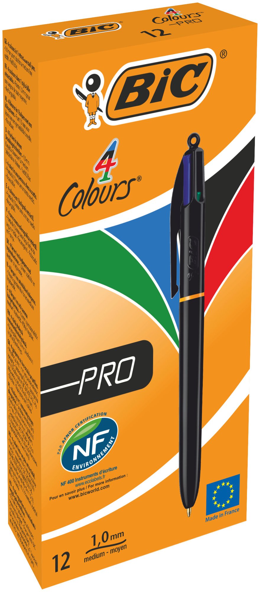 Bic 4 Colour Ballpen Pro Bx12