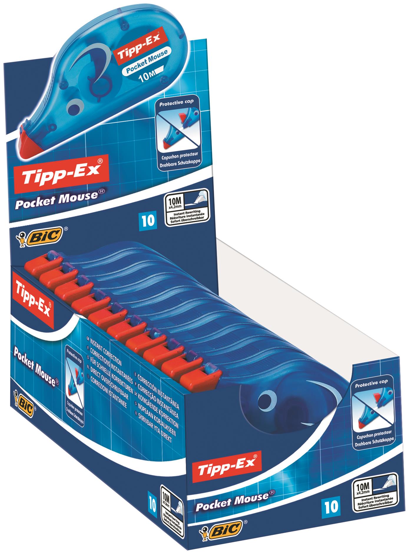 Tipp-Ex Pocket Mouse 4.2mmx10m Pk10