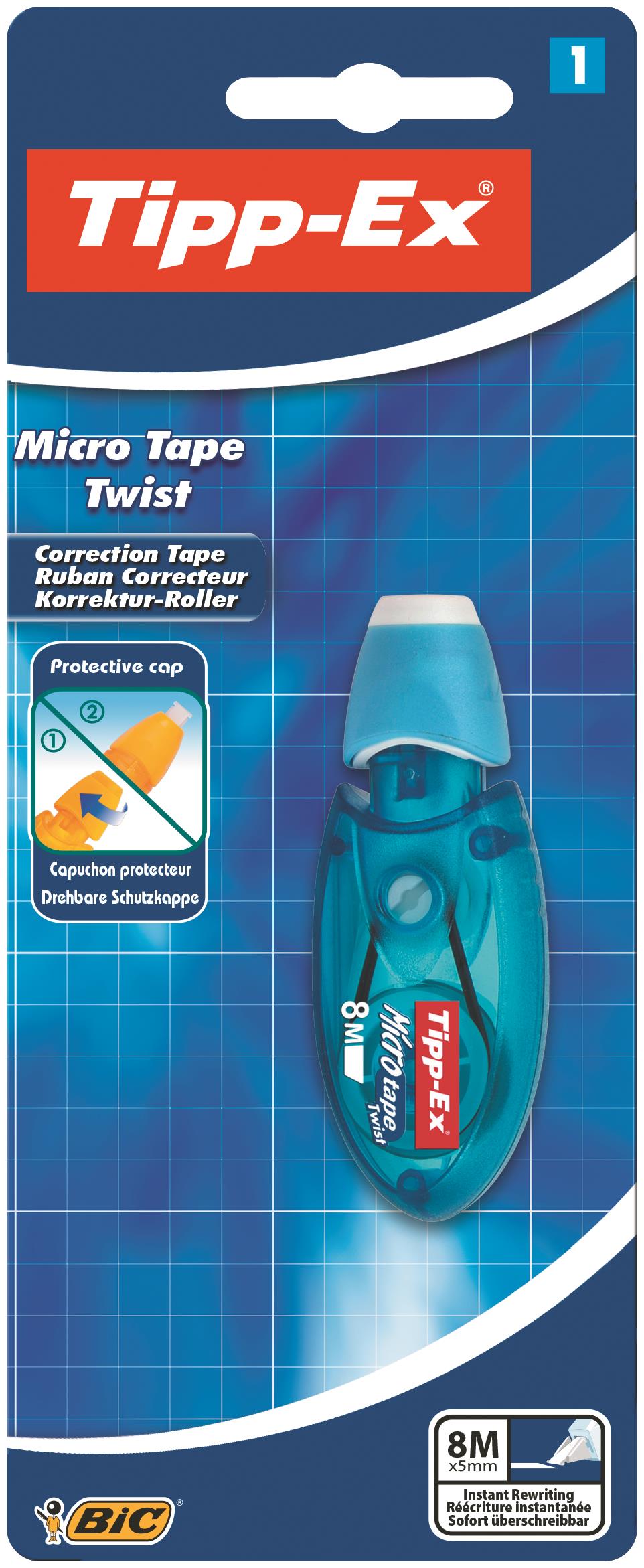 Tipp-Ex Microtape Twist Blue  Carded Bx10