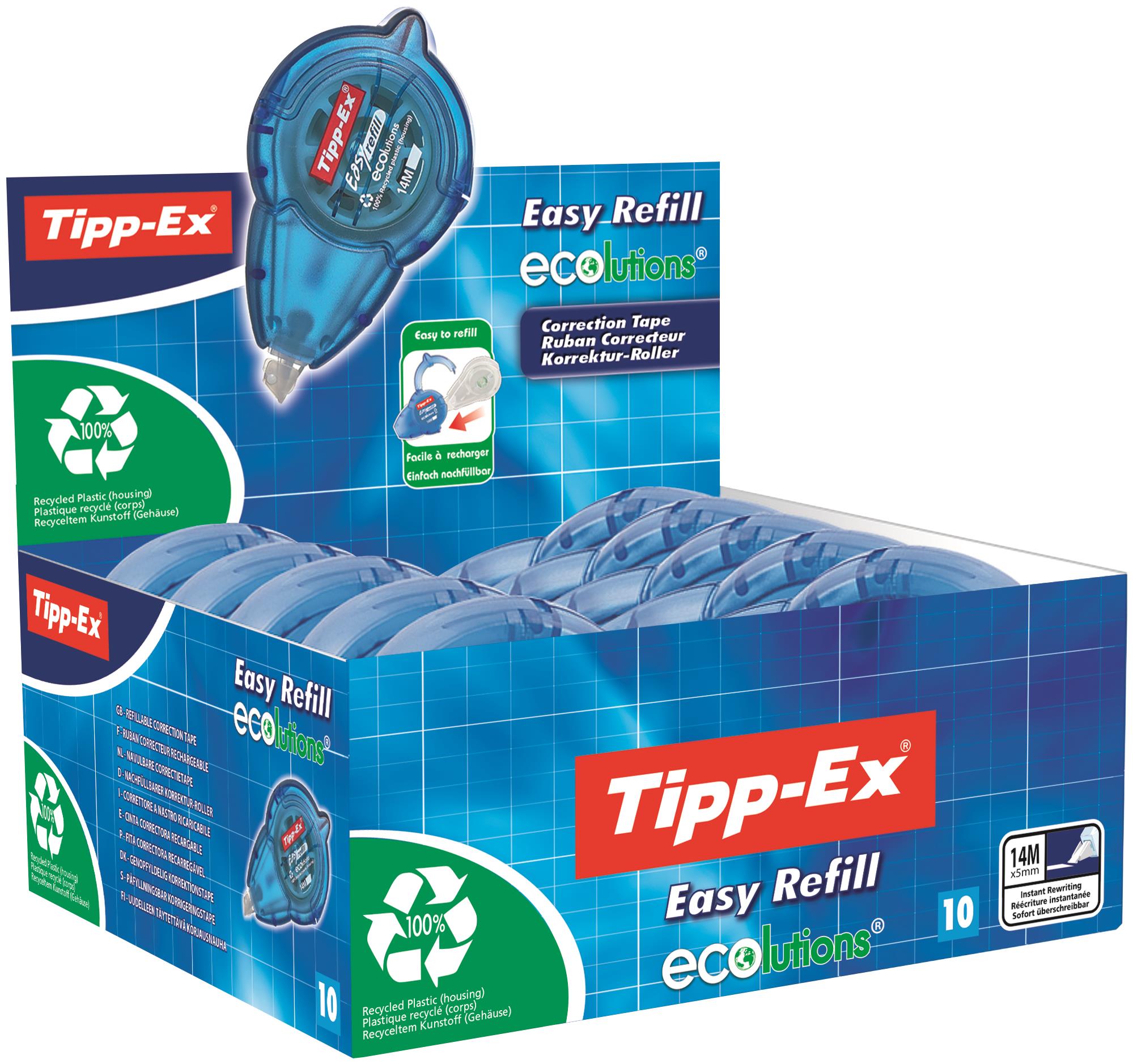 Tipp-Ex Easy Roller refillable 5mm x 14m Pk10