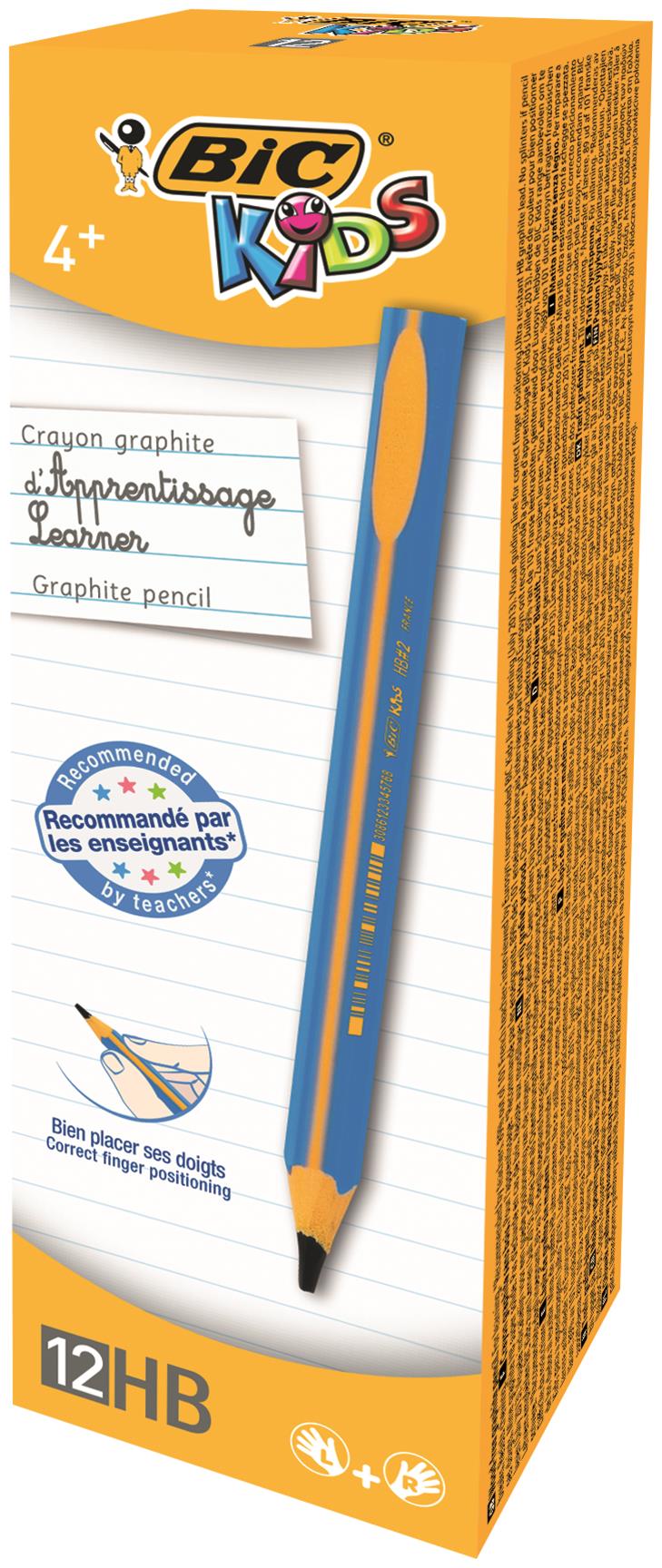 Bic Kids Triangular Graphite Pencil Blue Pk12