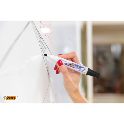 Bic Ecolutions Velleda 1701 Whiteboard Marker Bullet Tip 1.5mm Line Assorted Colours (Pack 4) - 904941  68499BC