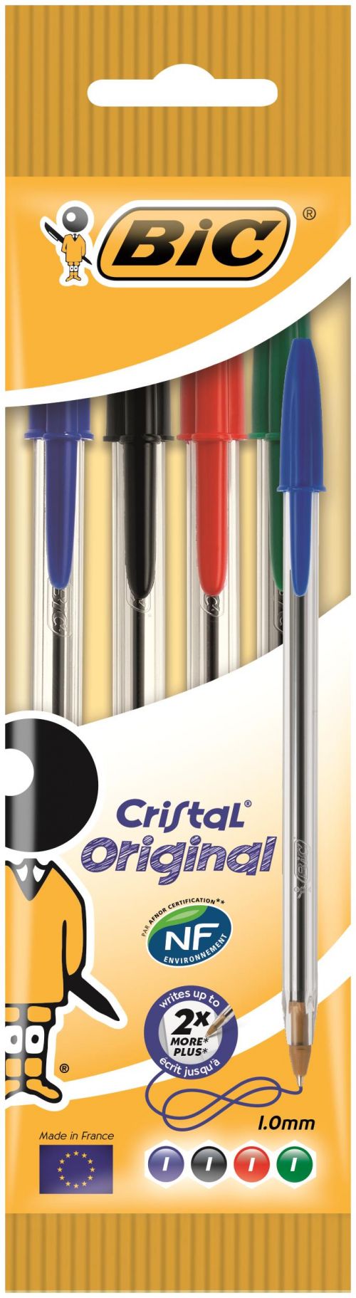 Bic Cristal Ballpoint Pen Medium Assorted (Pack of 40) 8308621