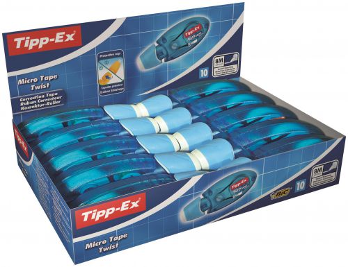 Tipp-Ex Micro Tape Twist Correction Tape Roller 5mmx8m White (Pack 10)