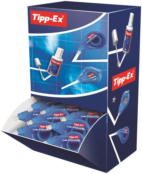 Tipp-Ex Easy-correct Correction Tape Roller 4.2mmx12m Ref 895951 [Pack 15 & 5]