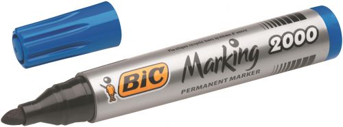 Bic 2000 Permanent Marker, Blue Bullet - 3691