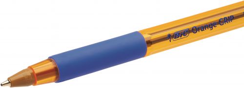 Bic Orange Cristal Grip Ballpoint Pen Blue (Pack of 20) 811926