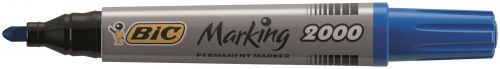 Bic Marking 2000 Permanent Marker Wallet Bullet Tip Line Width 1.7mm Assorted Ref 820911 [Pack 4]
