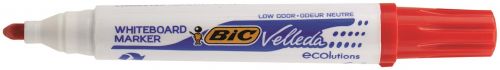 Bic Velleda 1701 Drywipe Marker Bullet Tip Red (Pack of 12) 1199170103