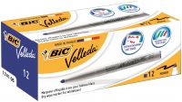 Bic Velleda 1741 Whiteboard Marker Bullet Tip 1.4mm Line Blue (Pack 12)