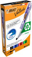 Bic Ecolutions Velleda 1701 Whiteboard Marker Bullet Tip 1.5mm Line Assorted Colours (Pack 4) - 904941