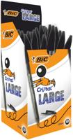 Bic Cristal Ballpoint Pen 1.6mm Tip 0.42mm Line Black (Pack 50) - 880648