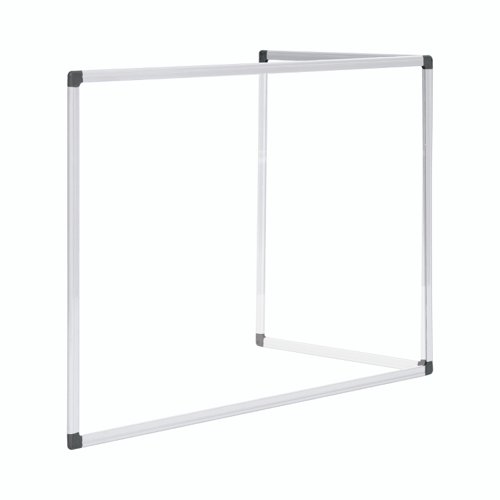 Bi-Office Protector Duo Acrylic Board; Double Acrylic Board With Aluminium Frame; 120x90cm And 60x90cm