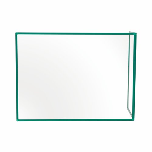 Bi-Office Protector Duo Acrylic Board; Double Acrylic Board With Green Aluminium Frame; 120x90cm And 60x90cm