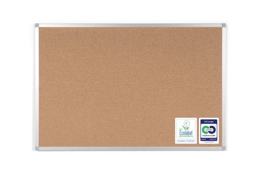 Ayda aluminium frame cork board 600 x 900 mm