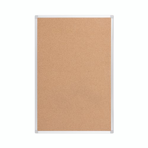 Bi-Office Earth-It Aluminium Frame Cork Board 1200x900mm CA051790 BQ42059 Buy online at Office 5Star or contact us Tel 01594 810081 for assistance