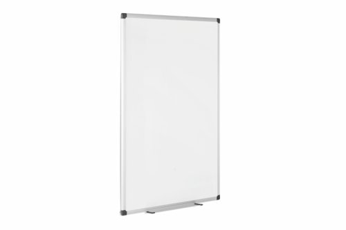 44087BS | Bi-Office Maya ceramic Whiteboard is an user friendly board that brings life into your meetings, lessons, conferences and training sessions. This medium sized whiteboard is perfect for daily use in every room for constant changes in information and team meetings. Its magnetic ceramic surface can withstand the most demanding uses and is perfect to write, erase and re-write information as well as to post notes with magnets.