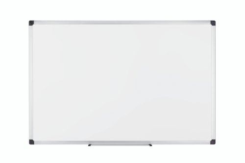 Langstane Magnetic Enamel Drywipe Board (with pen tray) 900x600mm White CR0601170