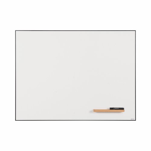 55651BS | Giro is a collection distinguished by its delicate but sturdy design.This professional ARCHYI. whiteboard, is the best solution for writing and erasing intensively. The ceramic (enamel) magnetic surface is highly scratch resistant and suited for the most demanding and intensive uses for the office, meeting rooms, schools, training centres, after school activity centres, and the like. The frame is made from aluminium, lacquered in black, giving it an elegant design and combining nicely with other furniture, including modern decor.