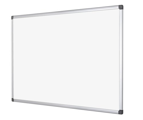44101BS | Bi-Office has created the widest range of user friendly whiteboards that bring life into your meetings, lessons, conferences and training sessions. This medium sized whiteboard is perfect for daily use in every room for constant changes in information and team meetings. Its magnetic enamel surface can withstand the most demanding uses, and is perfect to write, erase and re-write information as well as to post notes with magnets.