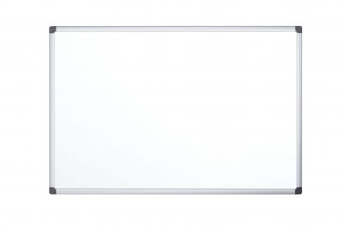 44101BS | Bi-Office has created the widest range of user friendly whiteboards that bring life into your meetings, lessons, conferences and training sessions. This medium sized whiteboard is perfect for daily use in every room for constant changes in information and team meetings. Its magnetic enamel surface can withstand the most demanding uses, and is perfect to write, erase and re-write information as well as to post notes with magnets.