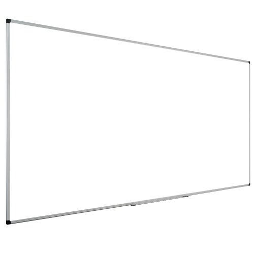 Bi-Office Maya Magnetic Enamel Whiteboard Aluminium Frame 2400x1200mm - CR1501170