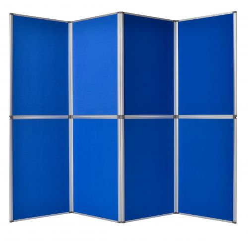 Bi-Office Display System 6 Panel Blue (Dimensions: 1020 x 750 x 50mm) DSP340116