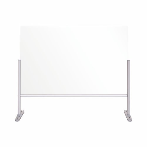 Bi-Office Desk Protective Divider Screen Glass 1000x850mm Clear DSP713041 73774BS Buy online at Office 5Star or contact us Tel 01594 810081 for assistance