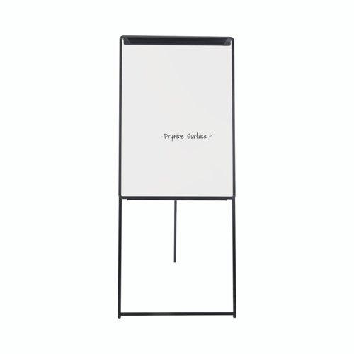 Bi-Office Footbar Flipchart Easel Non Magnetic 700x1000mm Black - EA2300007 73172BS Buy online at Office 5Star or contact us Tel 01594 810081 for assistance